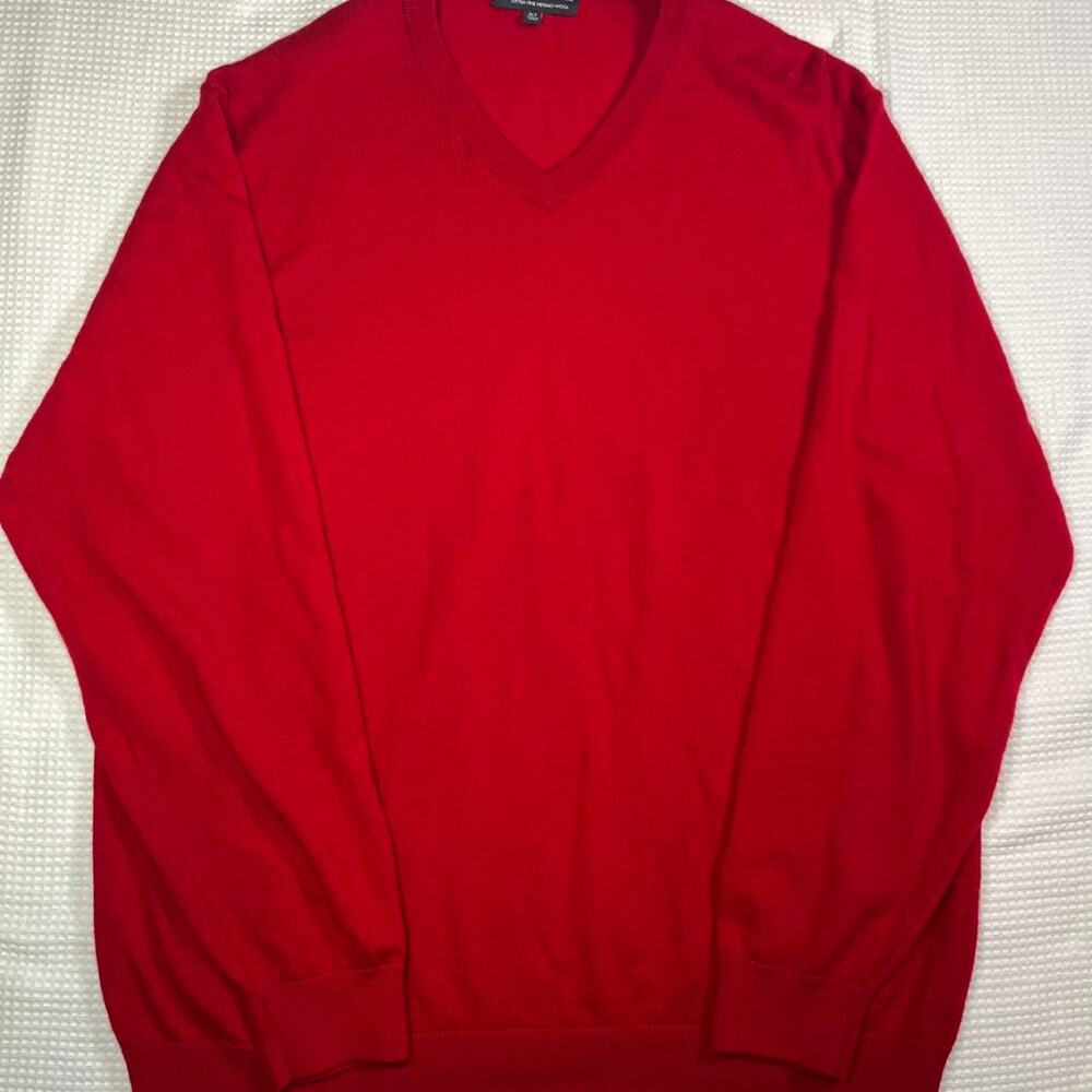 Hart schaffner marx red merino